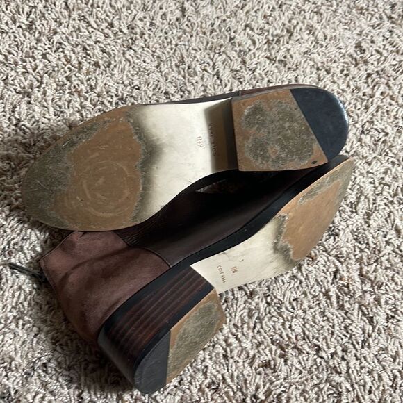 COLE HAAN BROWN LEATHER & SUEDE BOOTIE SIZE 8.5 - Picture 5 of 5